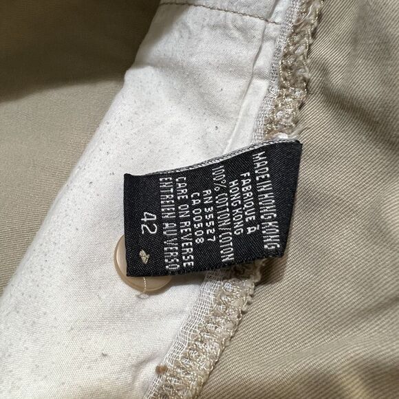 Marithe Francois Girbaud Cargo Pants Mens Size 42 Beige Adjustable Straps Y2K - Picture 4 of 16